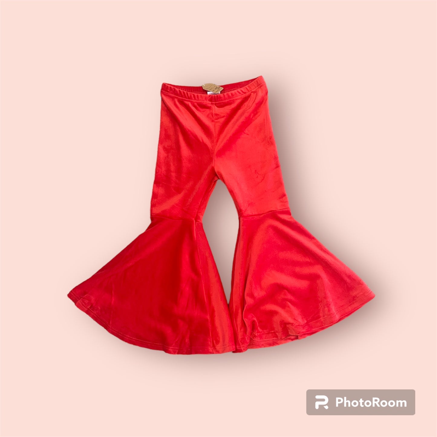 Kids Red Bell Bottoms